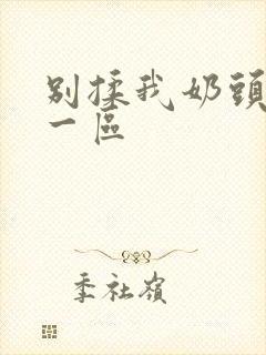 别揉我奶头嗯啊一区封面