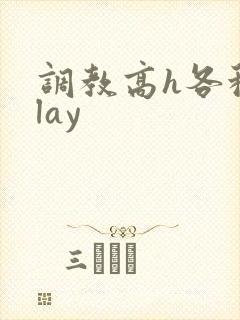 调教高h各种play