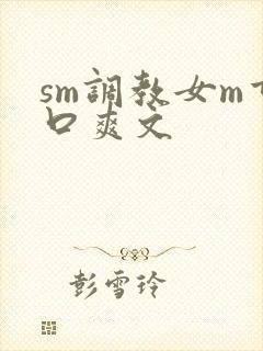 sm调教女m重口爽文封面