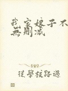 我家娘子不对劲无删减封面