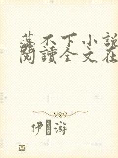 落不下小说免费阅读全文在线阅读