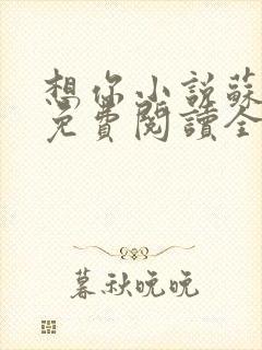 想你小说苏玛丽免费阅读全文无弹窗