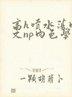 高h喷水荡肉爽文np肉色学男男