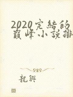2020完结的巅峰小说排行榜