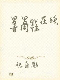 男男gv在线观看同性封面