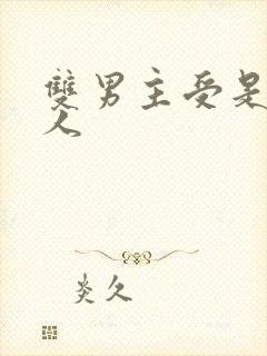 双男主受是双性人封面