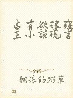 占有欲很强的男主小说现言