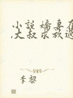 小说 娇妻在上,大叔求放过