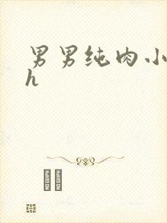 男男纯肉小说高h