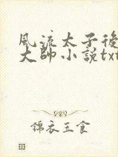 风流太子后宫萧大帅小说txt