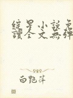 绽星小说免费阅读全文无弹窗封面