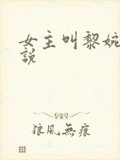 女主叫黎婉的小说