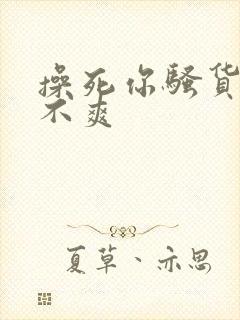 操死你骚货 爽不爽封面