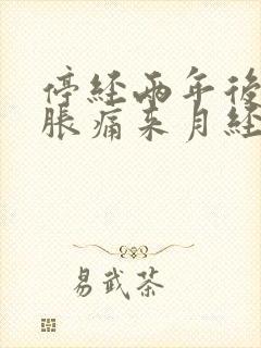 停经两年后乳房胀痛来月经封面