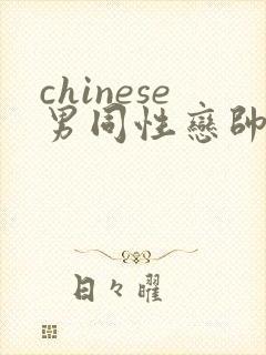 chinese男同性恋帅哥互操网站封面