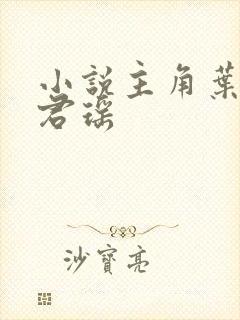 小说主角叶楚姜君瑶