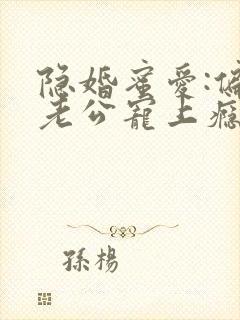 隐婚蜜爱:偏执老公宠上瘾完整版封面