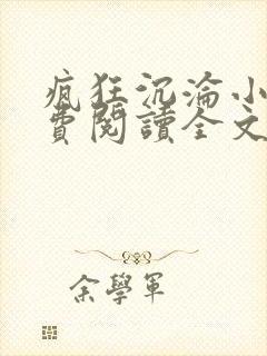 疯狂沉沦小说免费阅读全文