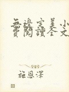 无边完美小说免费阅读全文最新章节