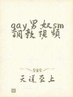gay男奴sm调教视频