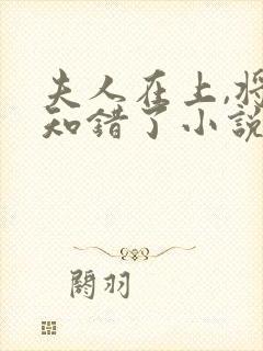 夫人在上,将军知错了小说