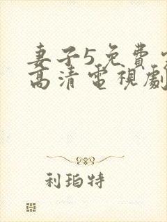 妻子5免费完整高清电视剧在线观看封面