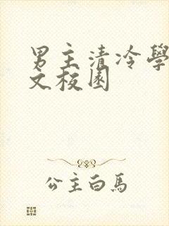 男主清冷学霸甜文校园封面