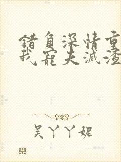 错负深情重生后我宠夫灭渣小说