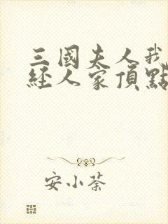 三国夫人我乃正经人家顶点