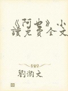 《阿也》小说阅读免费全文