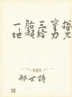 一胎三宝总裁爹地超给力免费阅读封面