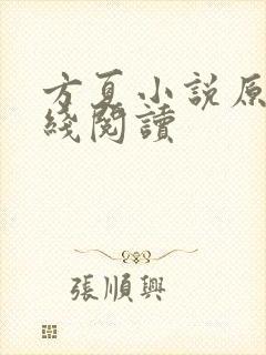 方夏小说原著在线阅读