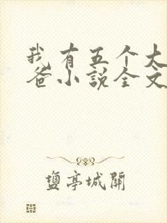 我有五个大佬爸爸小说全文阅读