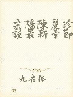 宋阳陈丽珍的小说最新章节免费阅读无弹窗