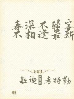 春深不归客清梦不相逢最新章节更新