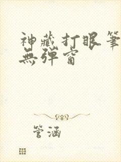 神藏打眼笔趣阁无弹窗