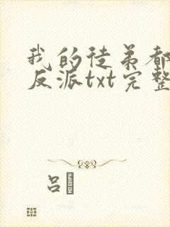 我的徒弟都是大反派txt完整无错版