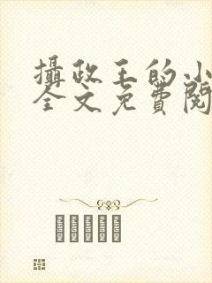 摄政王的小宠妃全文免费阅读