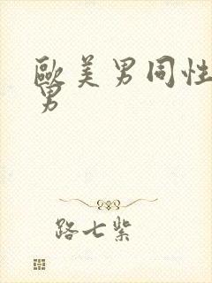 欧美男同性恋操男