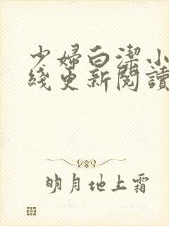 少妇白洁小说在线更新阅读