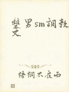 双男sm调教h文