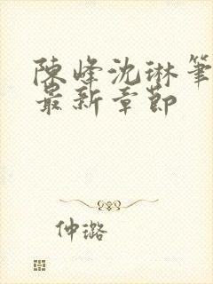 陈峰沈琳笔趣阁最新章节封面