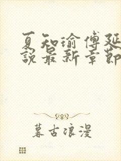 夏知瑜傅延川小说最新章节更新时间封面