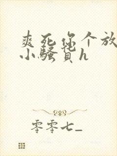 爽死你个放荡的小骚货h