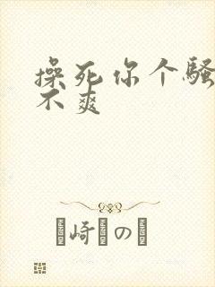 操死你个骚货爽不爽