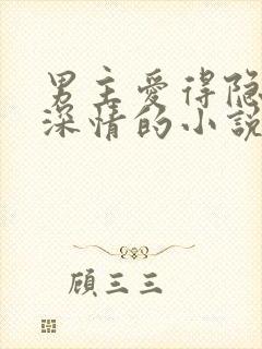 男主爱得隐忍且深情的小说