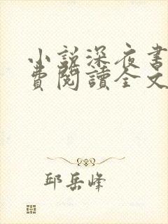 小说深夜书屋免费阅读全文