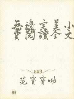 无边完美小说免费阅读全文最新章节