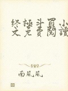 终极斗罗小说全文免费阅读笔趣阁