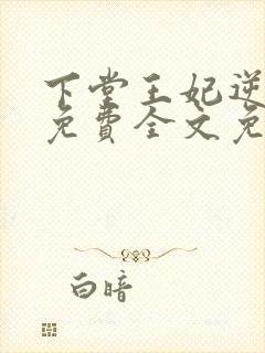 下堂王妃逆袭记免费全文免费阅读封面